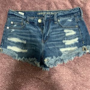 Denim shorts